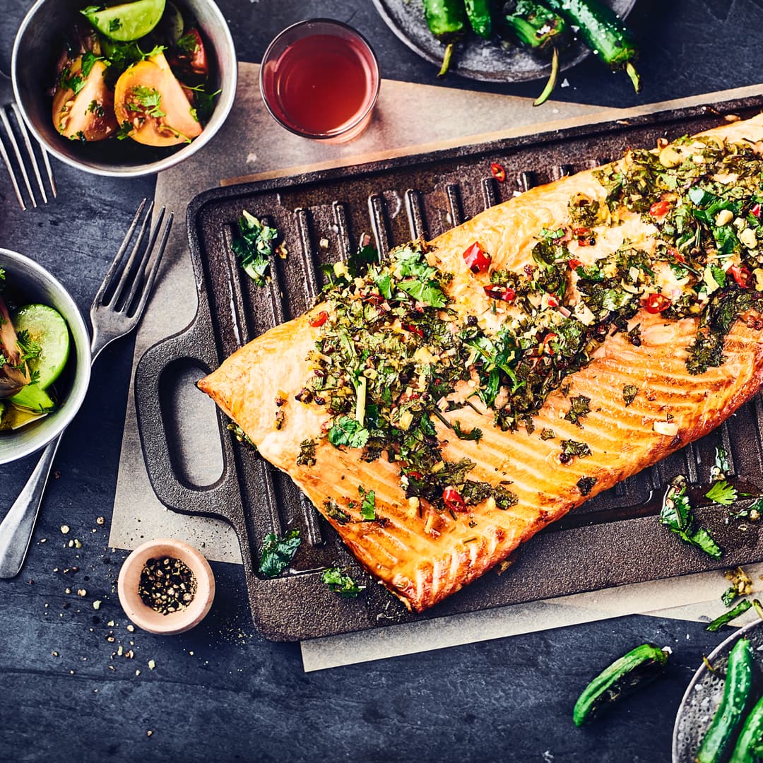 Lachs grillen alufolie