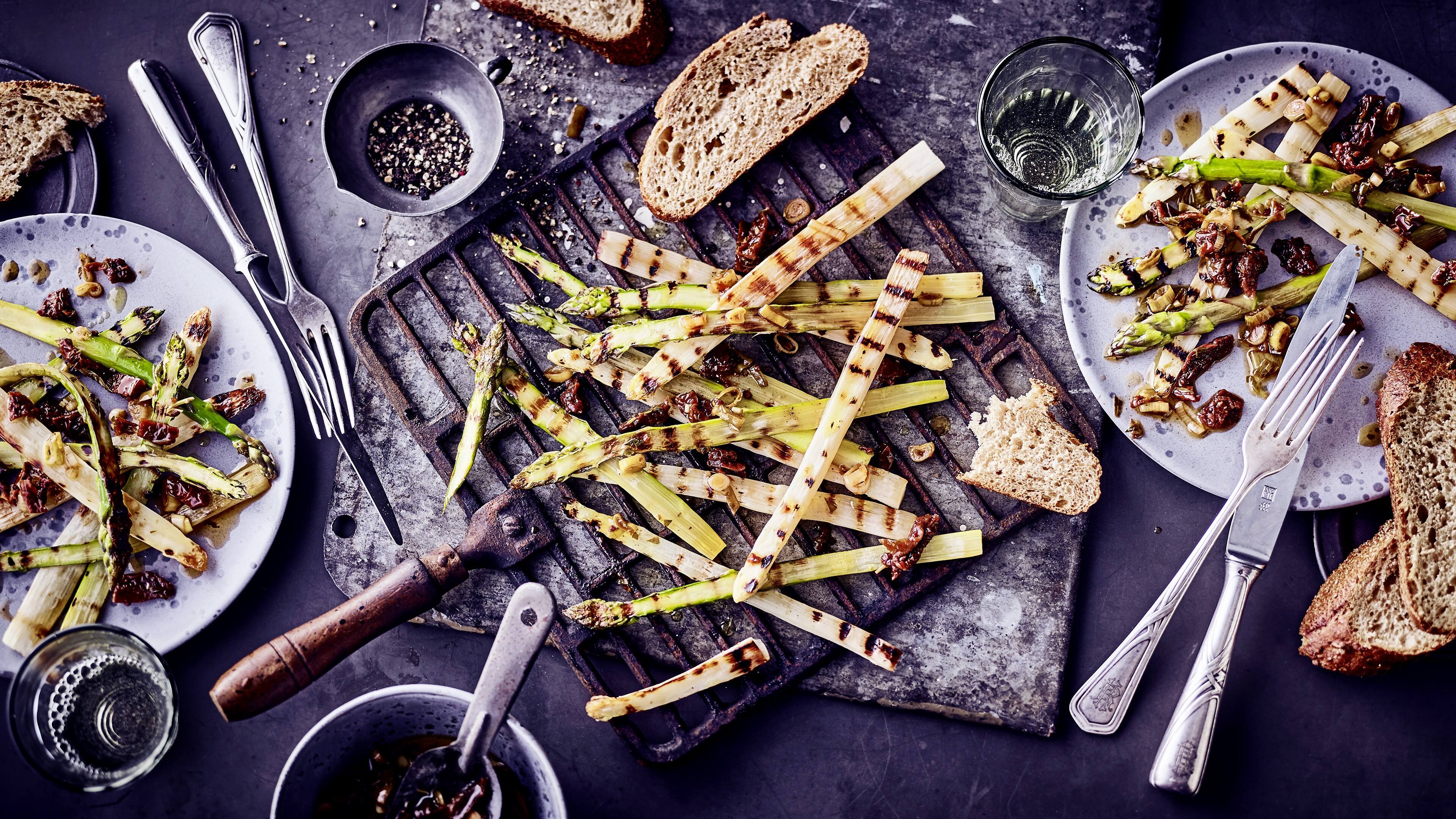 Gegrillter Spargel