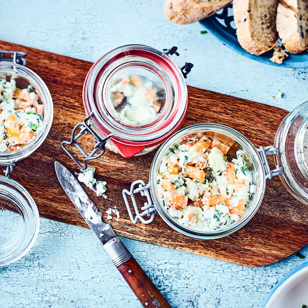 Gemüse Hüttenkäse