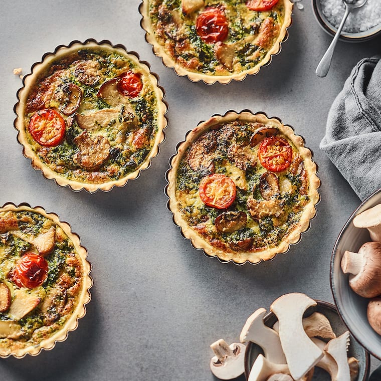 Getrüffelte Pilz-Quiches