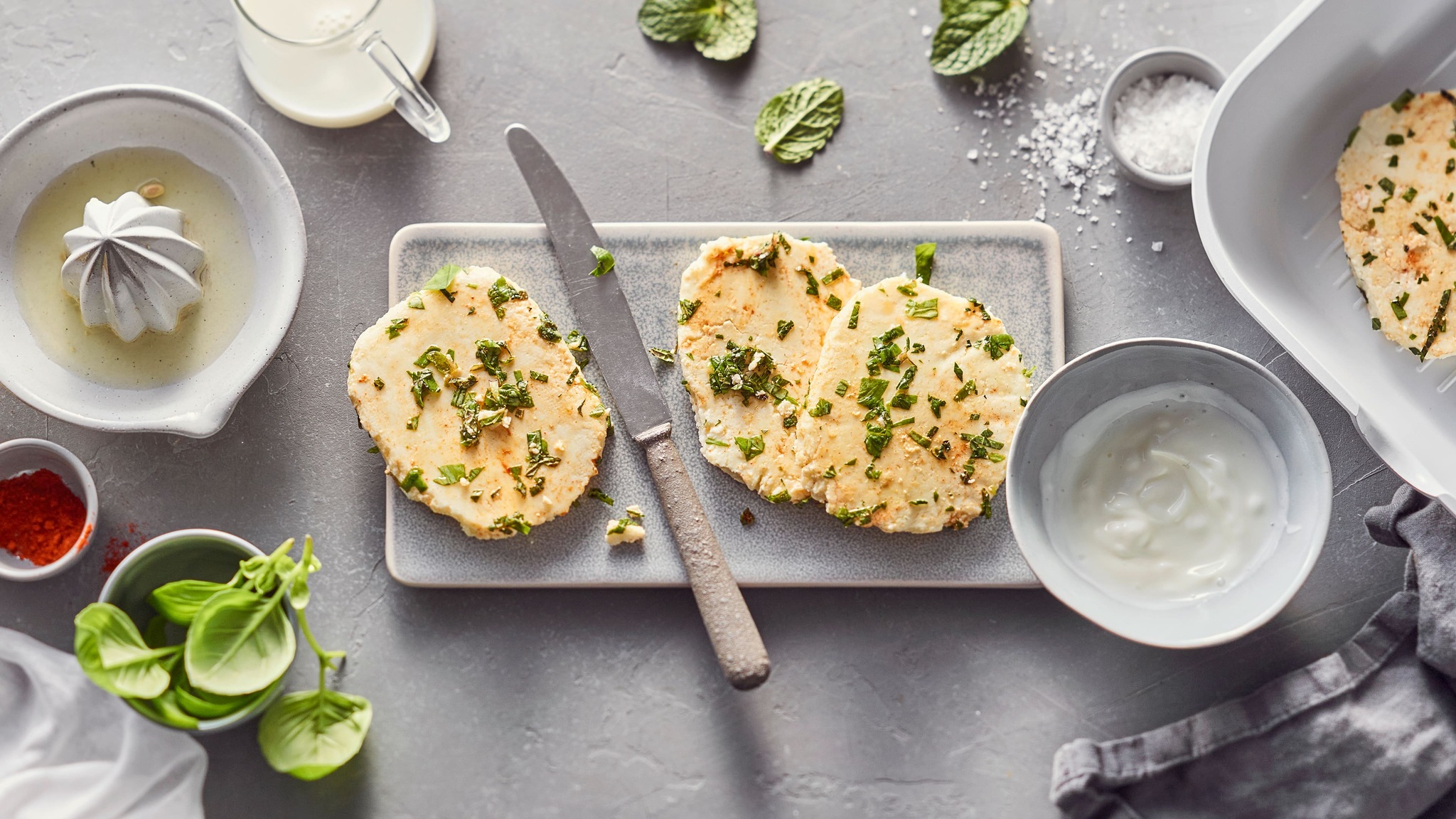 Grillkäse selber machen Rezept EDEKA