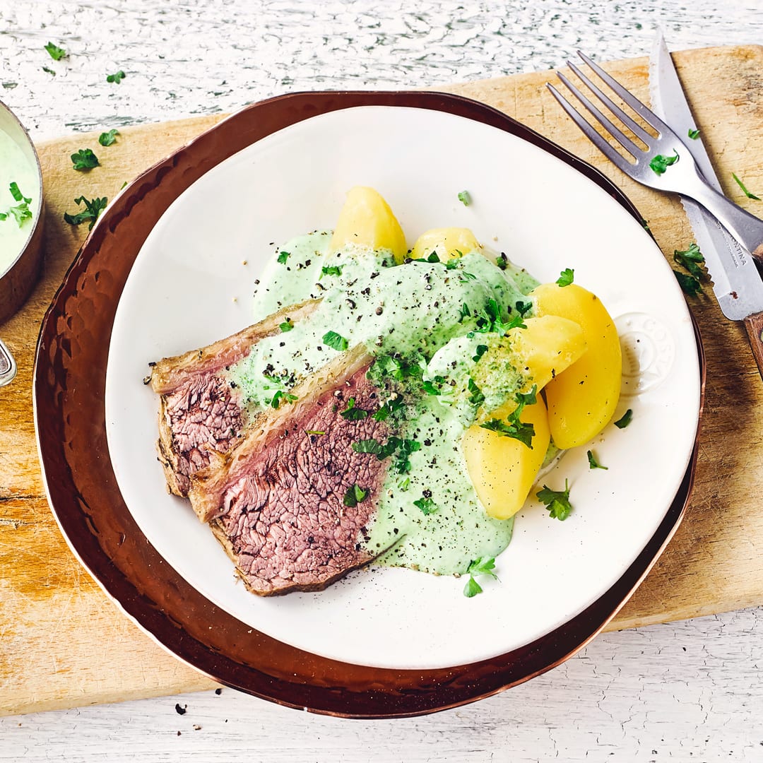 Grüne Soße mit Tafelspitz