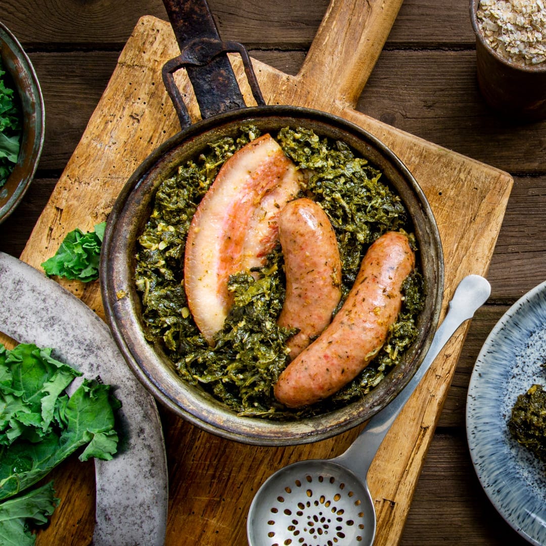 Grünkohl mit Pinkel