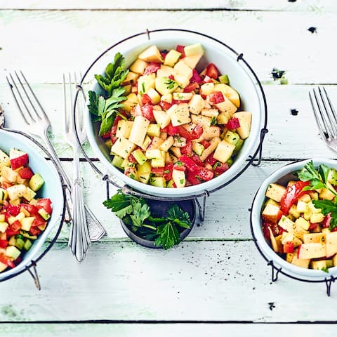 Gurken-Apfelsalat