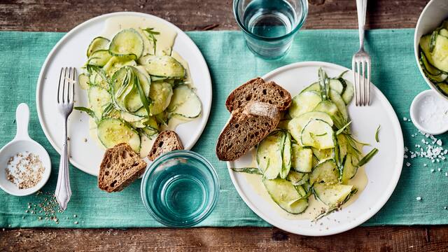 Gurkensalat mit Estragon