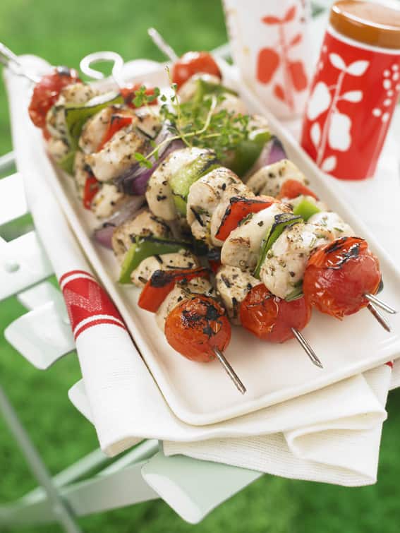 Hähnchen-Gemüse-Spieße - Rezept | EDEKA