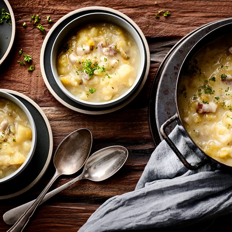 Harzer Käse Kartoffelsuppe