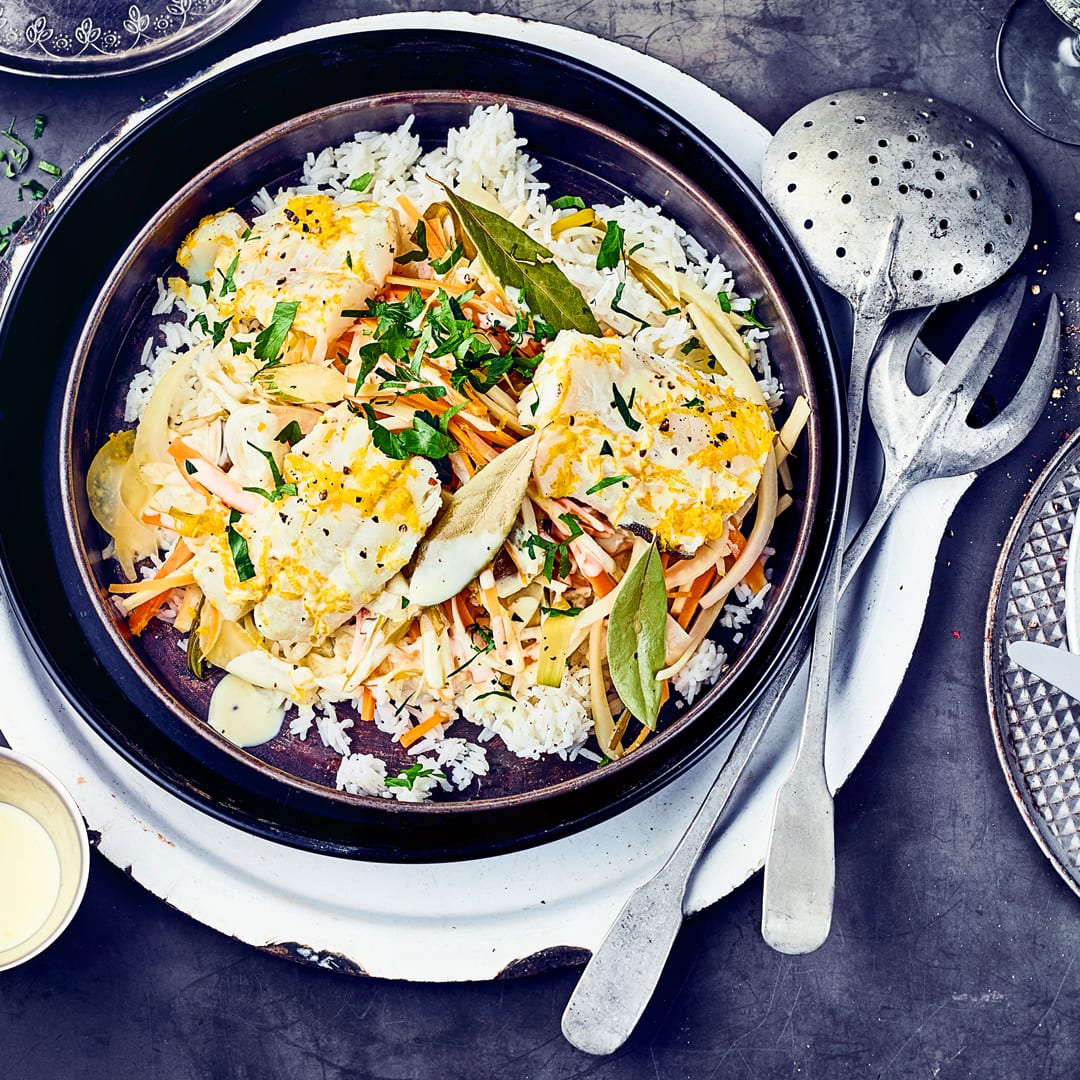 Hecht im Gemüsebett Rezept EDEKA