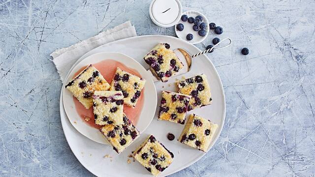 Heidelbeer-Kokos-Kuchen