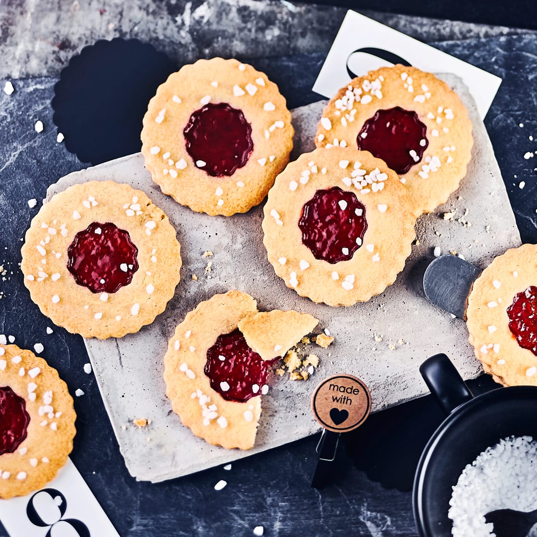 Plätzchen mit Marmelade: fruchtiger Keksgenuss | EDEKA