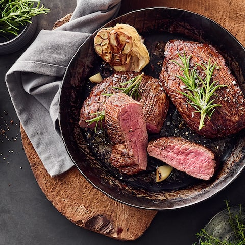 Hirschsteak
