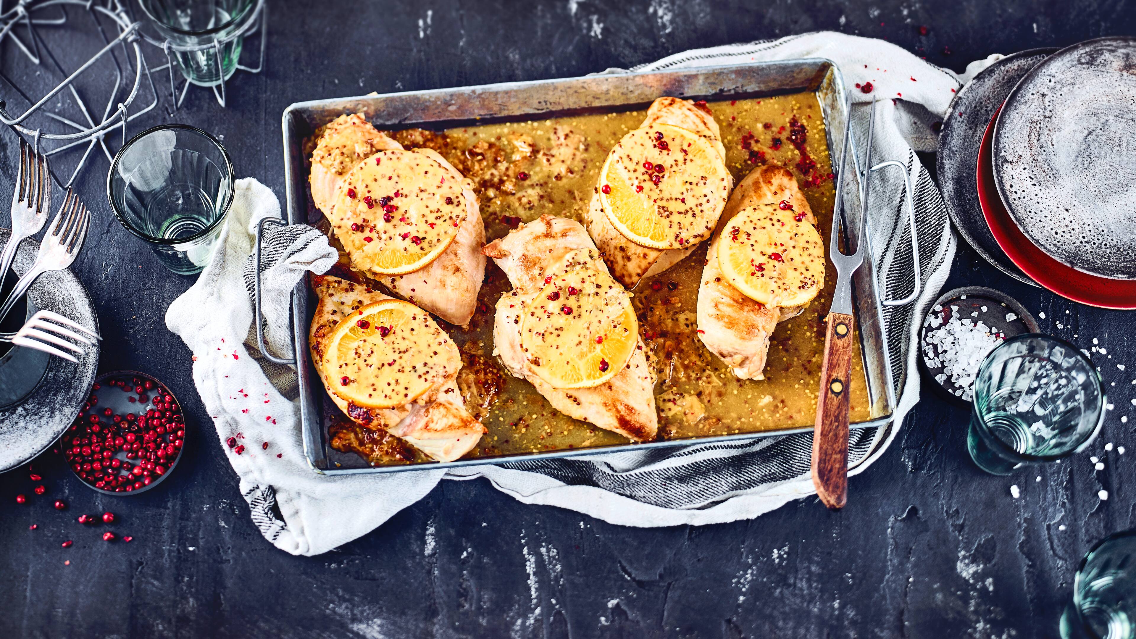 Hühnchenbrust in Senfsoße - Rezept | EDEKA