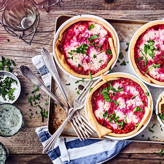 Hüttenkäse-Tartelettes