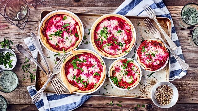 Hüttenkäse-Tartelettes