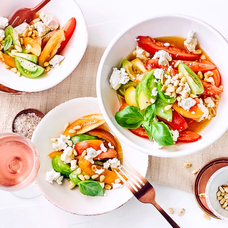 Tomatensalat mit Feta