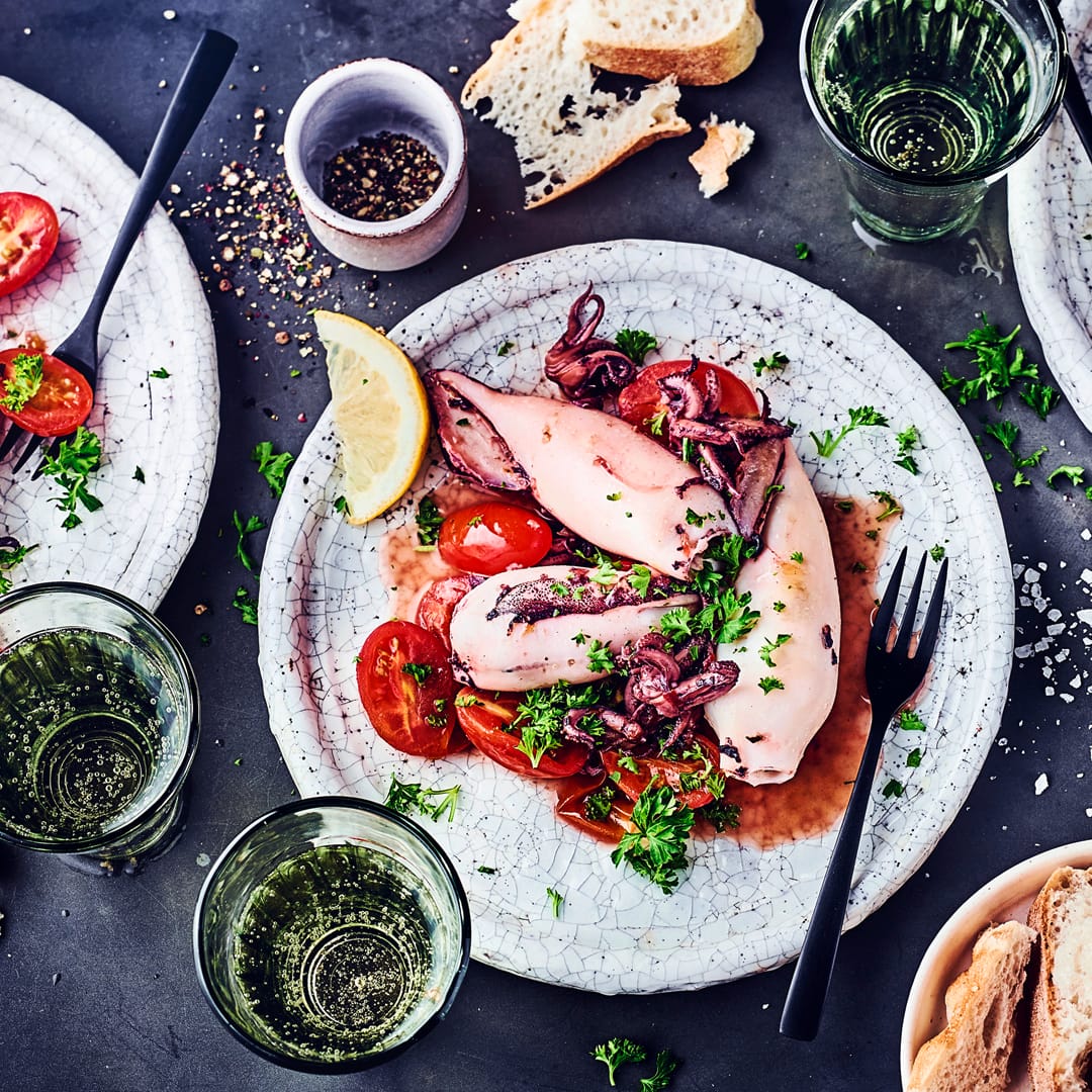 Gefullter Tintenfisch Rezept