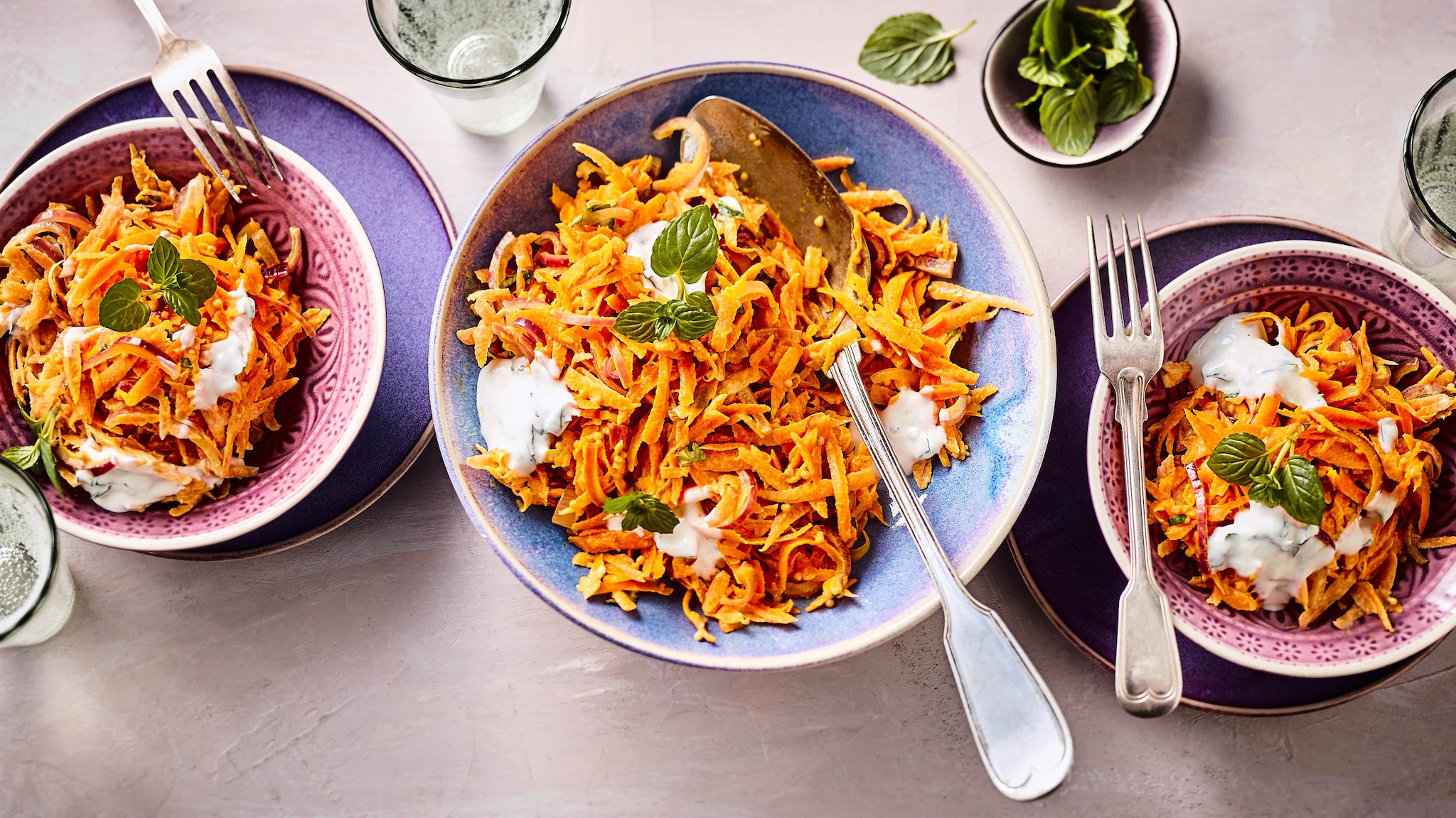 Indischen Möhrensalat mit Kreuzkümmel