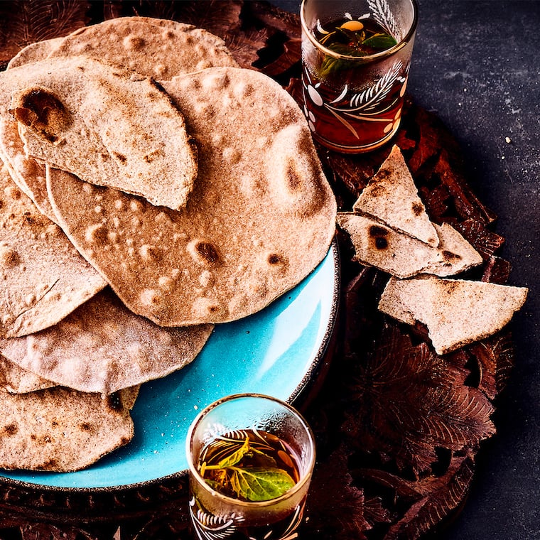 Indisches Fladenbrot Chapati