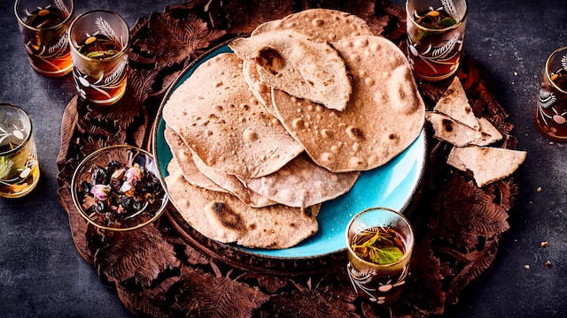 Indisches Fladenbrot Chapati