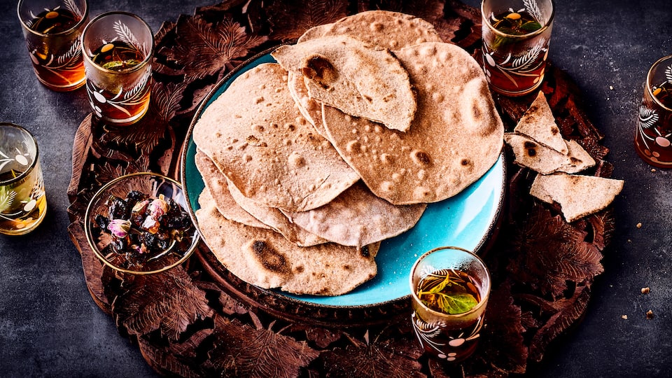 Indisches Fladenbrot Chapati