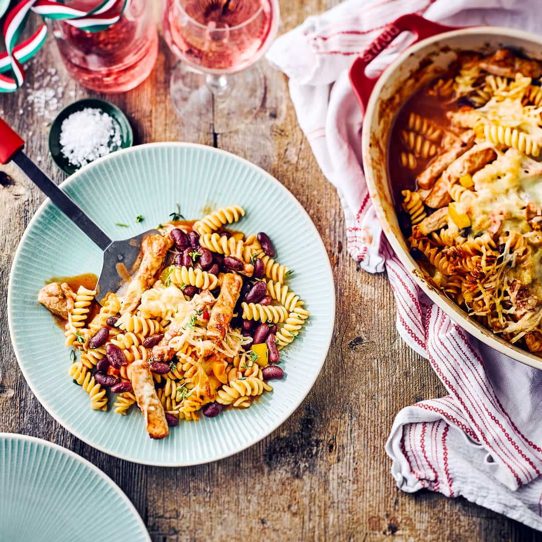 Italienischer Nudelauflauf