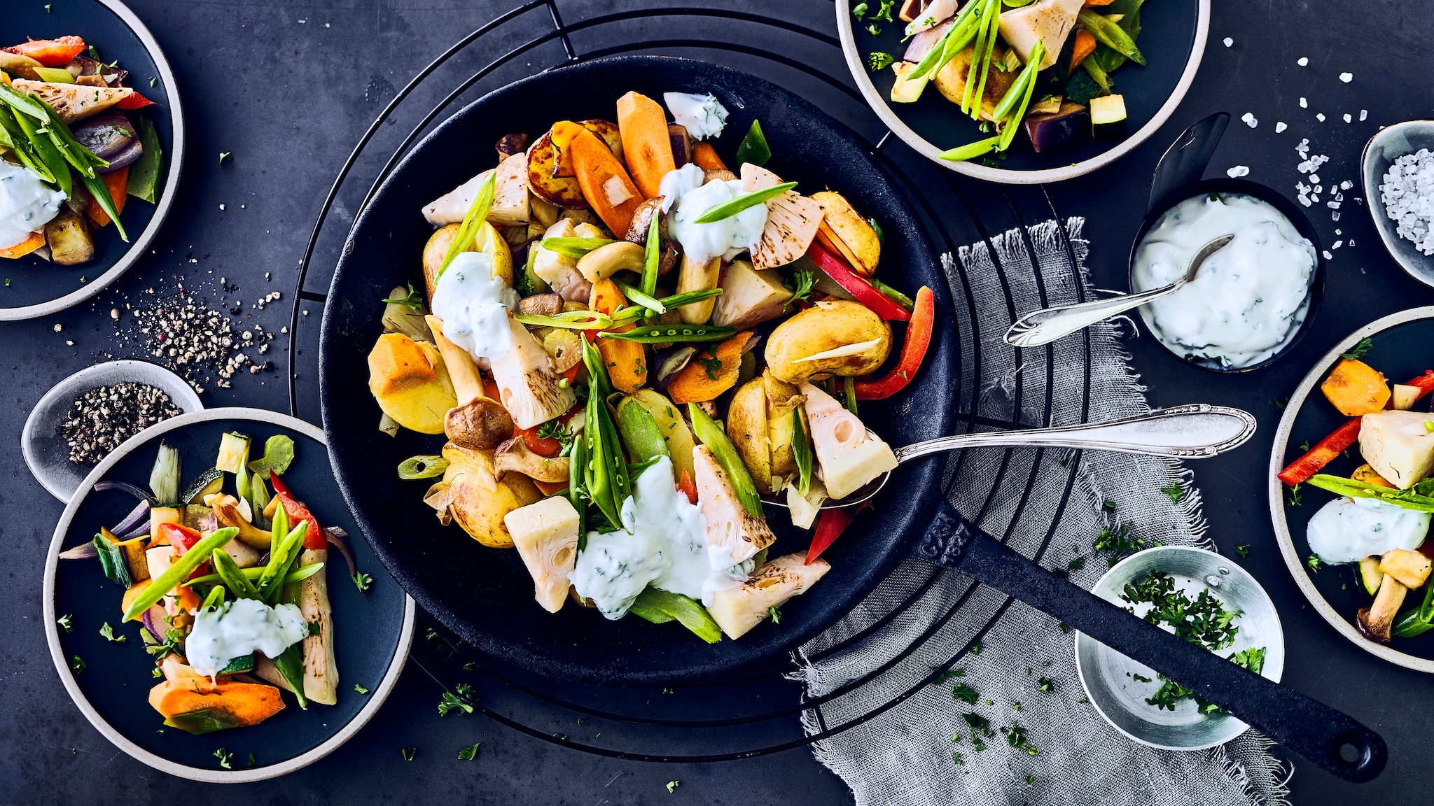 Jackfruit-Gemüsepfanne