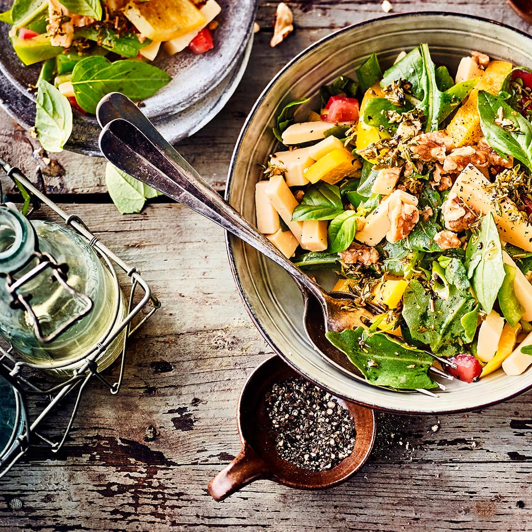 Käsesalat mit Rucola
