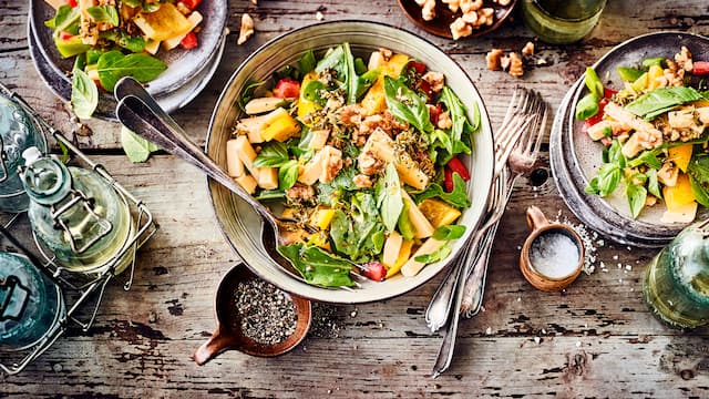 Käsesalat mit Rucola