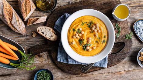 Karotten-Hummus-Dip