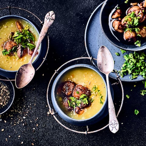 Kartoffel-Karamellsuppe 