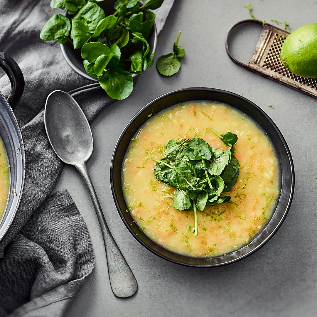 Kartoffel-Kresse-Suppe