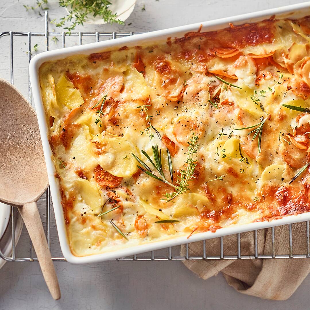 Kartoffel Möhren Auflauf Rezept EDEKA