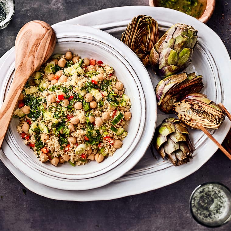 Kichererbsen-Couscous-Salat