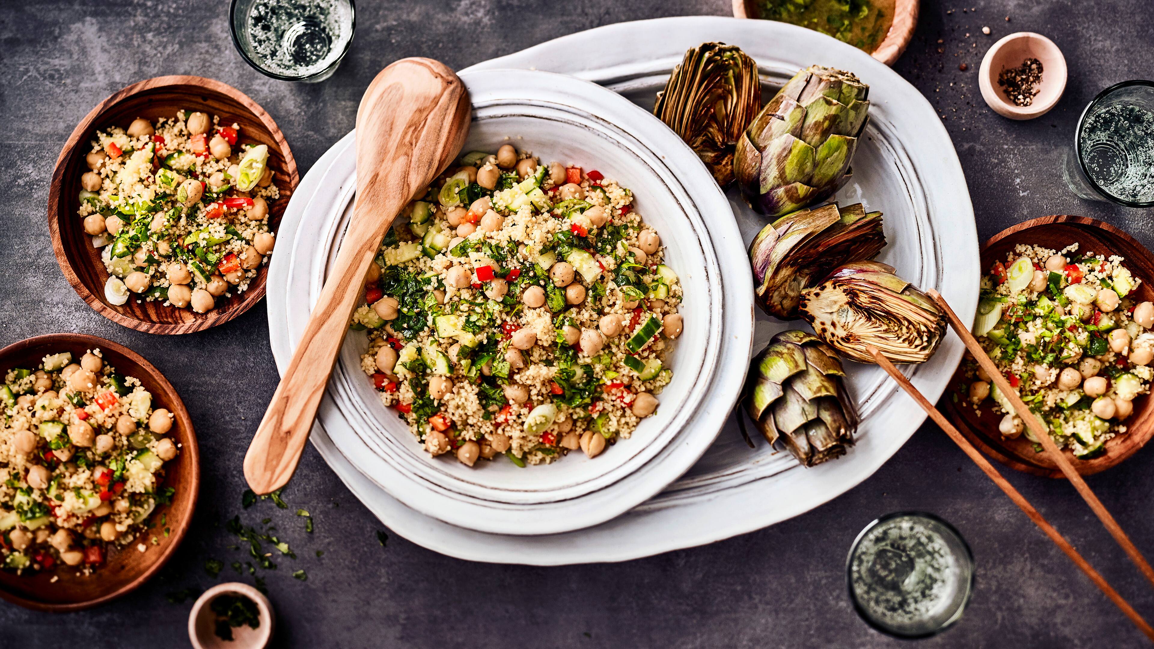 Kichererbsen-Couscous-Salat