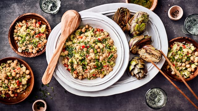 Kichererbsen-Couscous-Salat