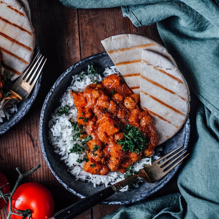 Kichererbsen Tikka Masala