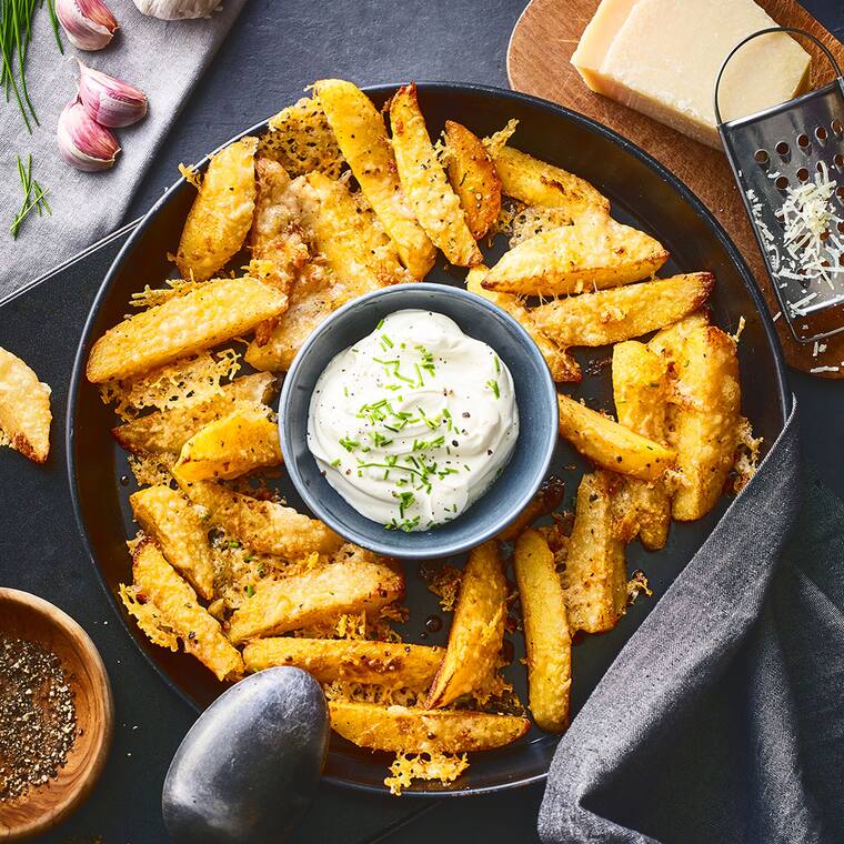 Knoblauch-Parmesan-Kartoffeln