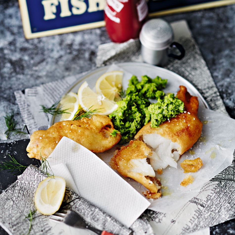 Knuspriger Fisch