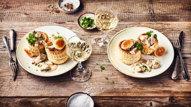 Königinpasteten mit Ragout fin