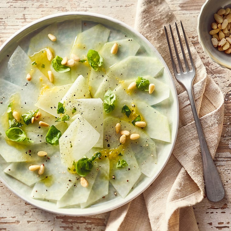 Kohlrabi-Carpaccio