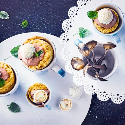 Kokosmehl-Tassenkuchen