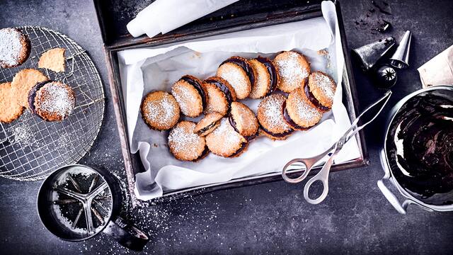 Kokosplätzchen mit Schoko