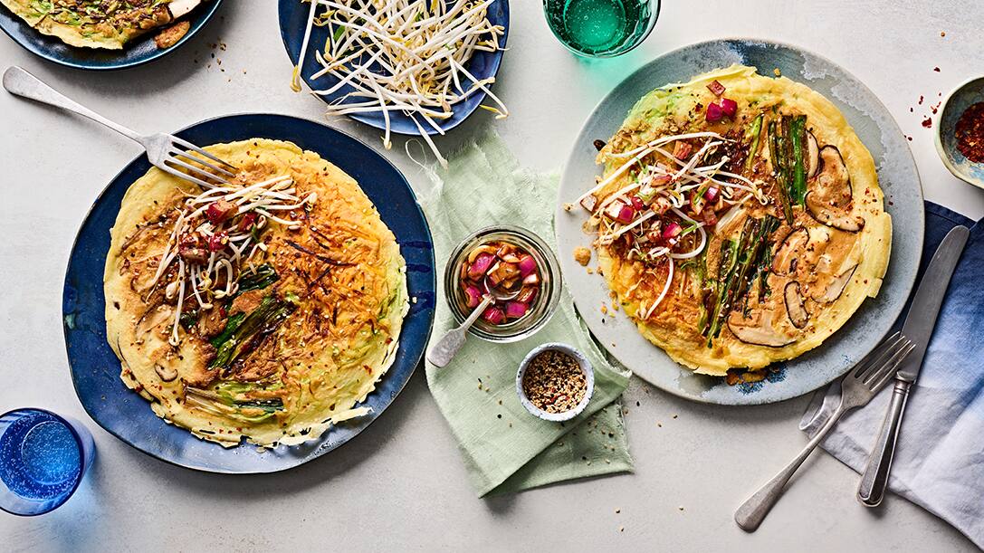 Koreanische Pfannkuchen mit Sojasprossen - Rezept | EDEKA