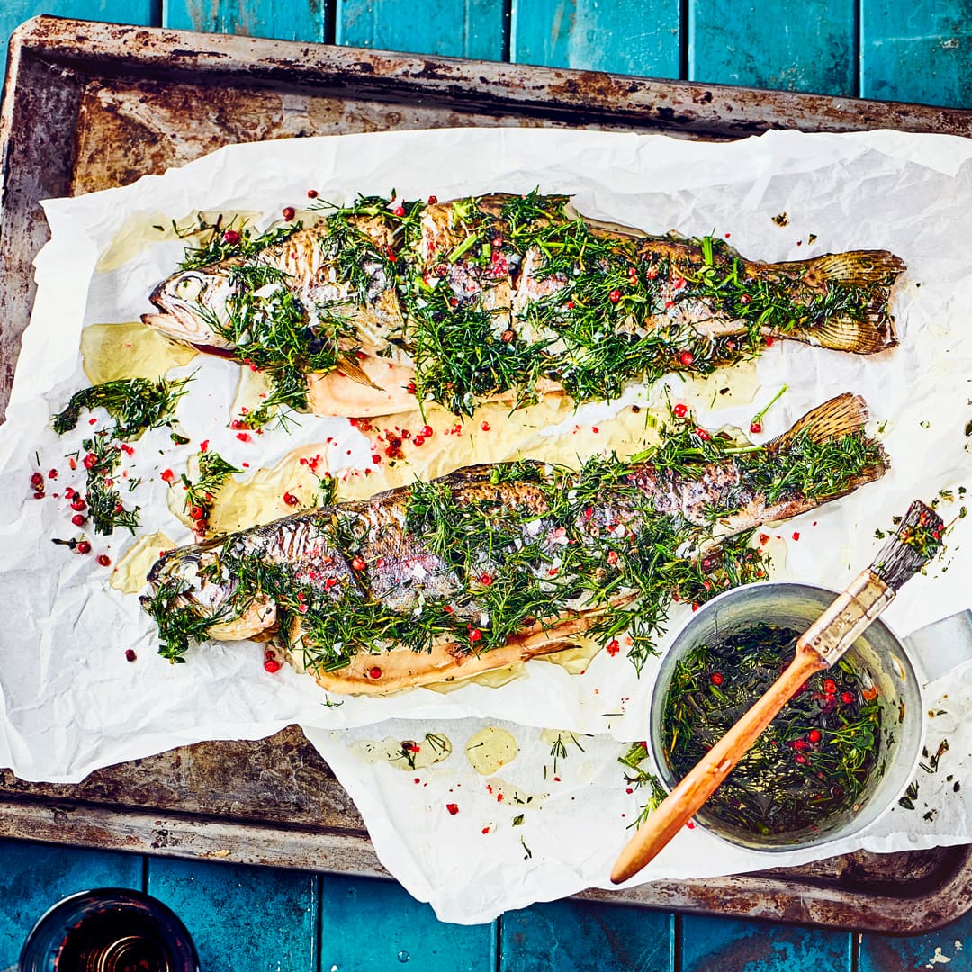 KräuterMarinade für Fisch Rezept EDEKA