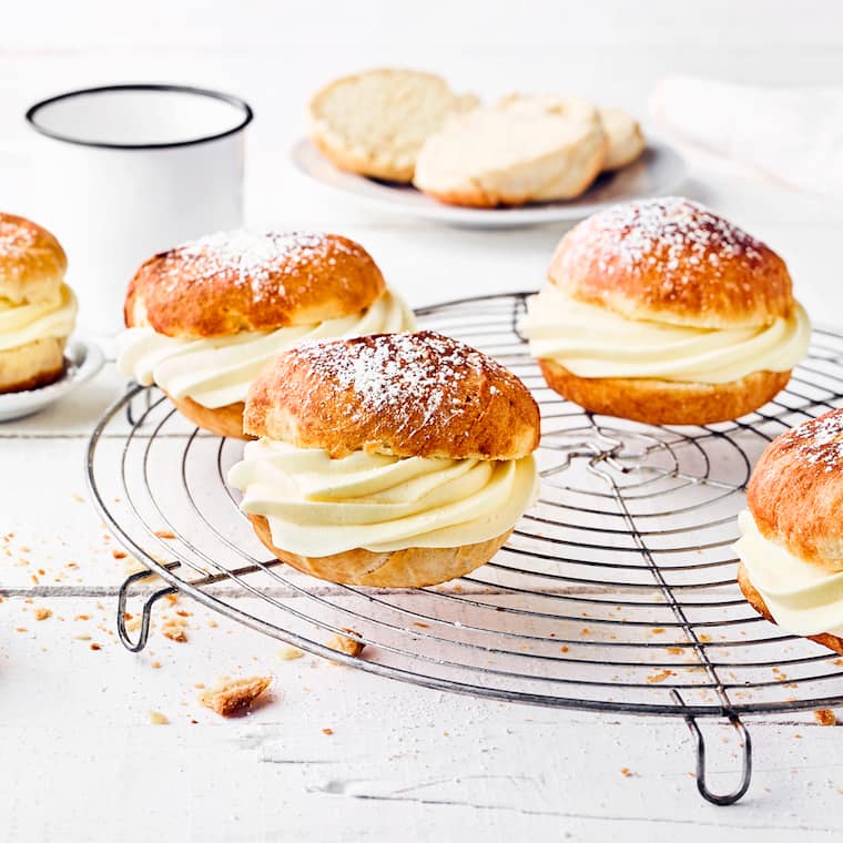 Krapfen mit Eierlikörcreme