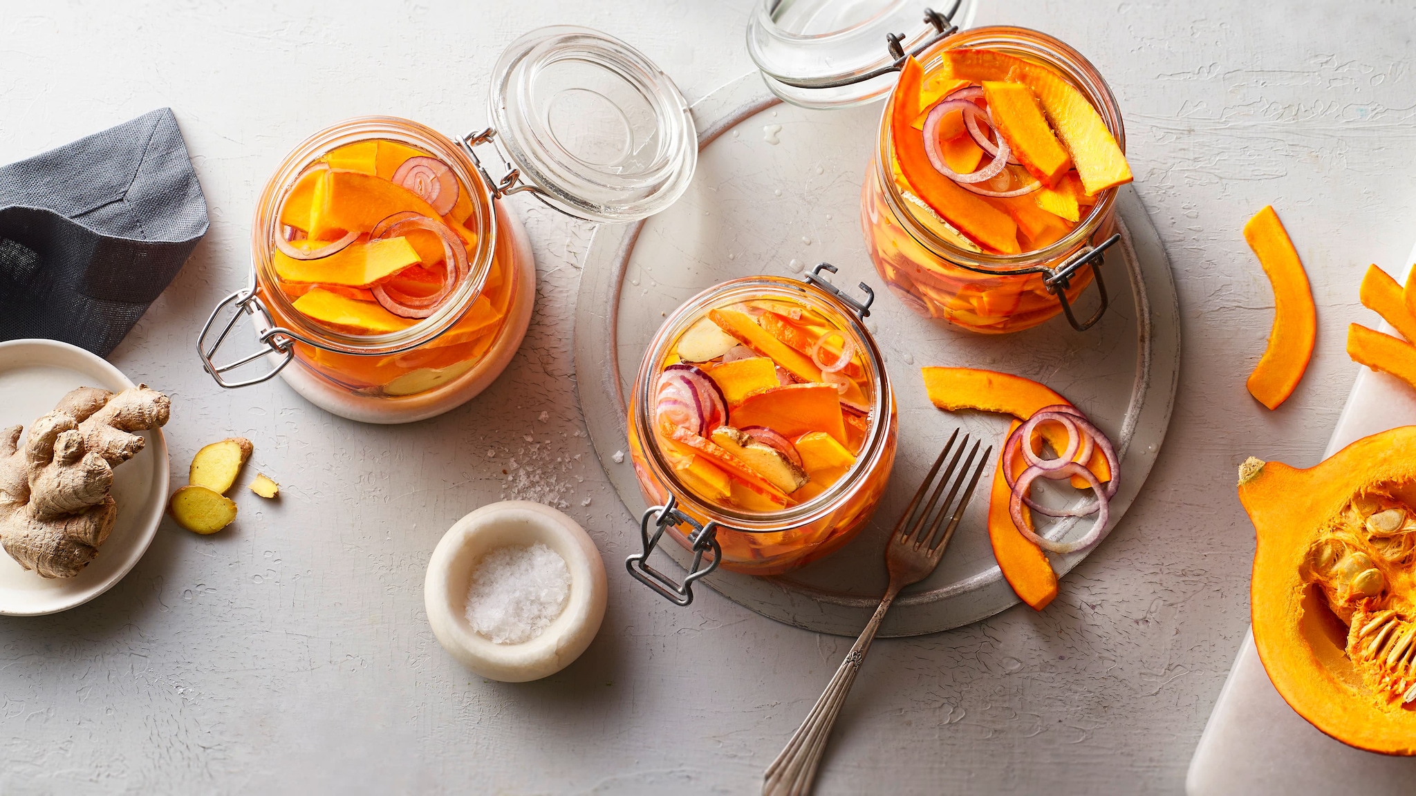 Kürbis fermentieren