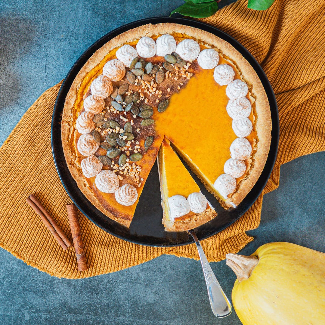 Kürbis-Käsekuchen
