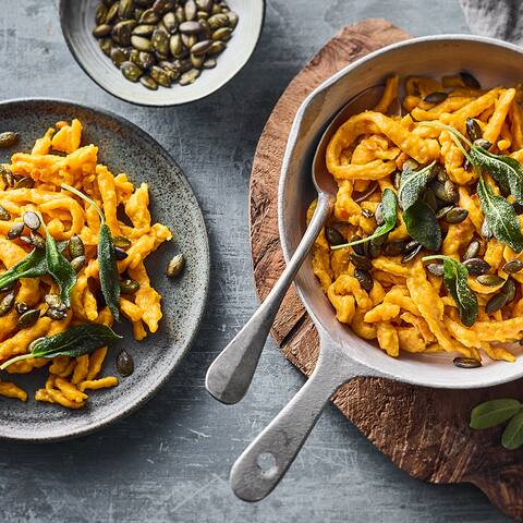 Kürbisspätzle 