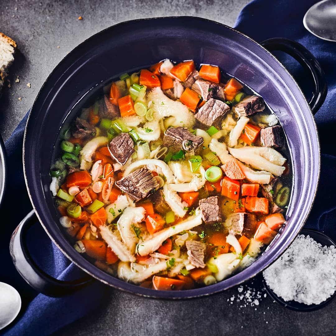 Nudel-Gemüsesuppe - Rezept | EDEKA