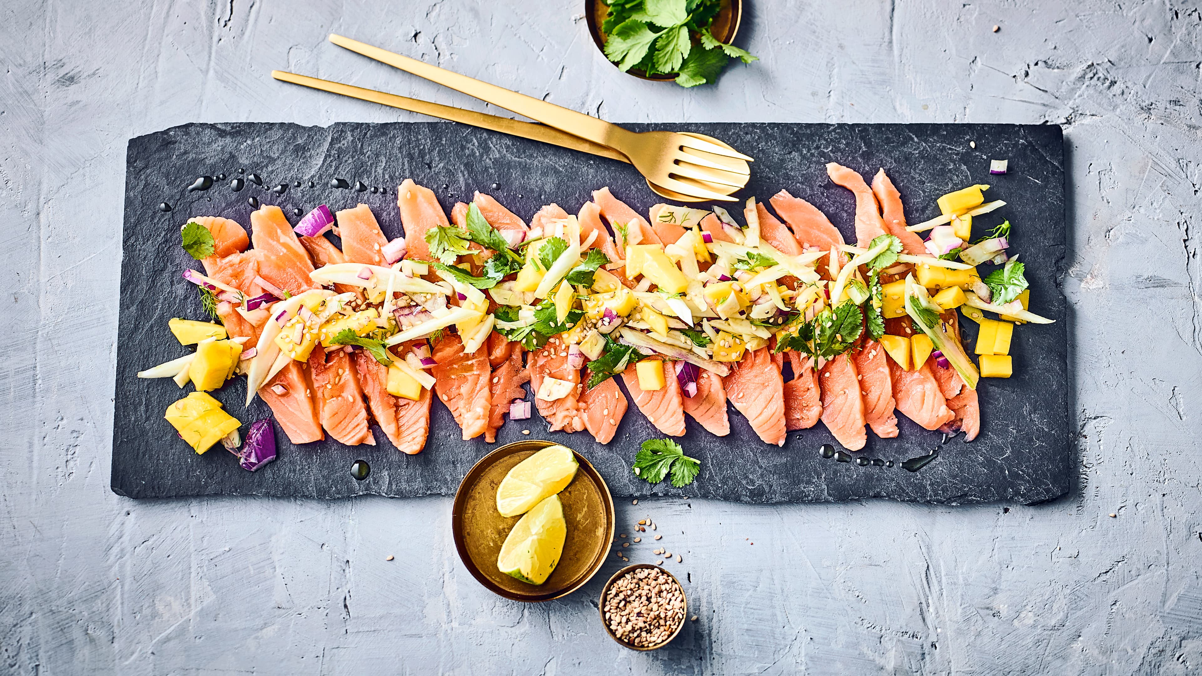 Lachs-Carpaccio - Rezept | EDEKA